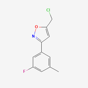 5-(Chloromethyl)-3-(3-fluoro-5-methylphenyl)-1,2-oxazole