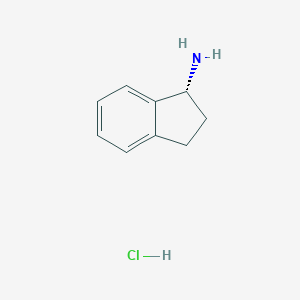 molecular formula C9H12ClN B082259 (R)-2,3-二氢-1H-茚-1-胺盐酸盐 CAS No. 10305-73-4