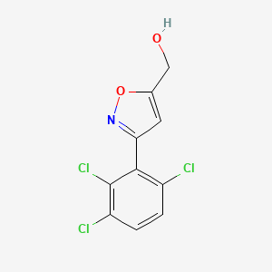 [3-(2,3,6-Trichlorophenyl)-1,2-oxazol-5-yl]methanol