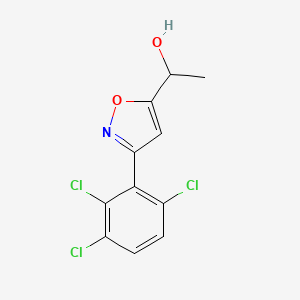 1-[3-(2,3,6-Trichlorophenyl)-1,2-oxazol-5-yl]ethanol