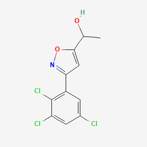 1-[3-(2,3,5-Trichlorophenyl)-1,2-oxazol-5-yl]ethanol