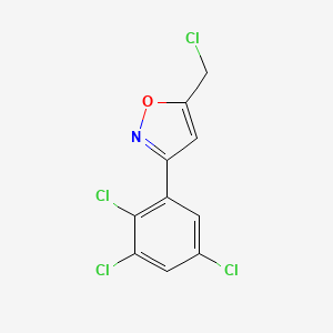 5-(Chloromethyl)-3-(2,3,5-trichlorophenyl)-1,2-oxazole