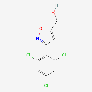 [3-(2,4,6-Trichlorophenyl)-1,2-oxazol-5-yl]methanol