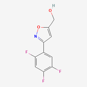 [3-(2,4,5-Trifluorophenyl)-1,2-oxazol-5-yl]methanol