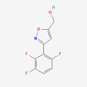 [3-(2,3,6-Trifluorophenyl)-1,2-oxazol-5-yl]methanol