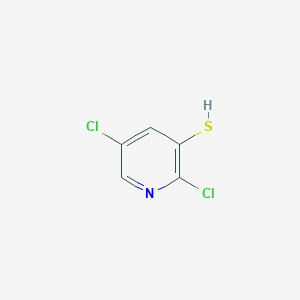 molecular formula C5H3Cl2NS B8226161 2,5-Dichloro-3-mercaptopyridine 