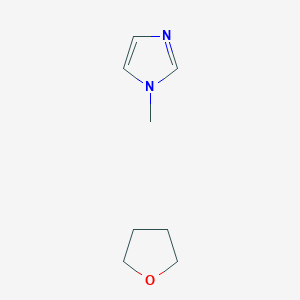 molecular formula C8H14N2O B8226202 1-Methylimidazole;oxolane 