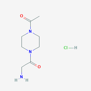 1-(4-Acetylpiperazin-1-yl)-2-aminoethanone HCl