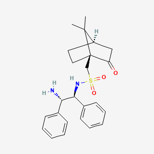 N-((1S,2S)-2-Amino-1,2-diphenylethyl)-1-((1S,4R)-7,7-dimethyl-2-oxobicyclo[2.2.1]heptan-1-yl)methanesulfonamide