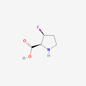 (2S,3S)-3-Fluoropyrrolidine-2-carboxylic acid