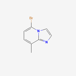 molecular formula C8H7BrN2 B8226382 5-Bromo-8-methylimidazo[1,2-a]pyridine 