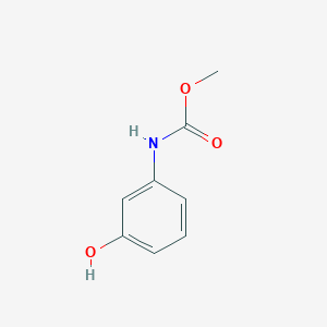 molecular formula C8H9NO3 B082264 甲基(3-羟基苯基)氨基甲酸酯 CAS No. 13683-89-1