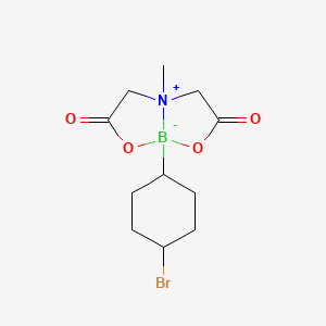 8-(4-Bromocyclohexyl)-4-methyl-2,6-dioxohexahydro-[1,3,2]oxazaborolo[2,3-b][1,3,2]oxazaborol-4-ium-8-uide