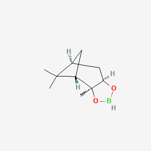 molecular formula C10H17BO2 B8226407 (1S,2S,6R,8S)-2,9,9-trimethyl-3,5-dioxa-4-boratricyclo[6.1.1.02,6]decane 
