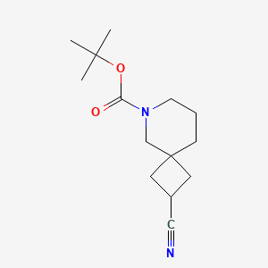 Tert-butyl 2-cyano-6-azaspiro[3.5]nonane-6-carboxylate