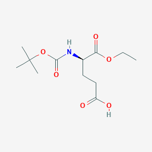 (4R)-5-ethoxy-4-[(2-methylpropan-2-yl)oxycarbonylamino]-5-oxopentanoic acid