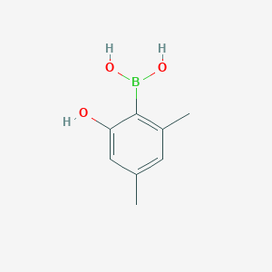 molecular formula C8H11BO3 B8226575 (2-Hydroxy-4,6-dimethylphenyl)boronic acid 