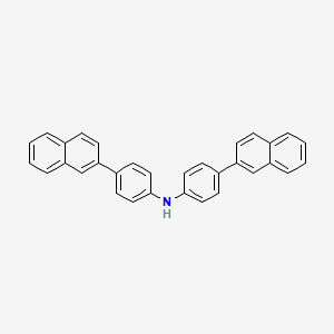 molecular formula C32H23N B8226605 Bis(4-(naphthalen-2-yl)phenyl)amine 