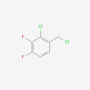 molecular formula C7H4Cl2F2 B8226614 2-Chloro-3,4-difluorobenzyl chloride 