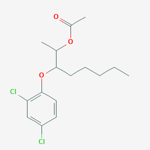 molecular formula C16H22Cl2O3 B8226629 3-(2,4-Dichlorophenoxy)octan-2-yl acetate 