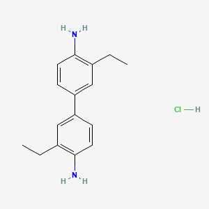 molecular formula C16H21ClN2 B8226666 3,3'-Diethylbenzidine diHCl 