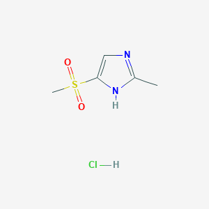 4-methanesulfonyl-2-methyl-1H-imidazole hydrochloride