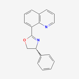 (R)-4-Phenyl-2-(quinolin-8-yl)-4,5-dihydrooxazole