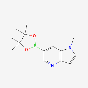 1-Methyl-6-(4,4,5,5-tetramethyl-1,3,2-dioxaborolan-2-yl)-1H-pyrrolo[3,2-b]pyridine