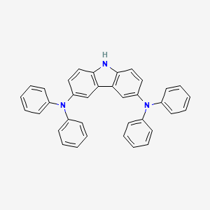 molecular formula C36H27N3 B8226832 N3,N3,N6,N6-四苯基-9H-咔唑-3,6-二胺 