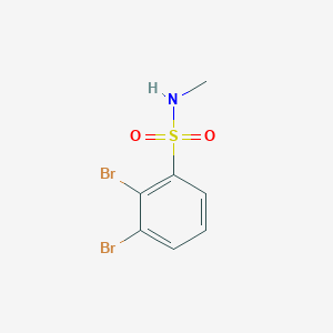 molecular formula C7H7Br2NO2S B8226872 2,3-dibromo-N-methylbenzenesulfonamide 