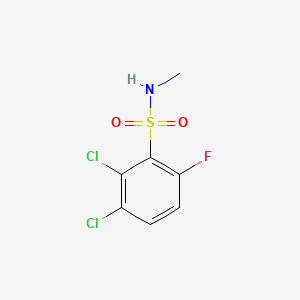 2,3-dichloro-6-fluoro-N-methylbenzenesulfonamide