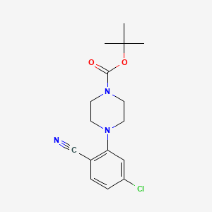Tert-butyl 4-(5-chloro-2-cyanophenyl)piperazine-1-carboxylate