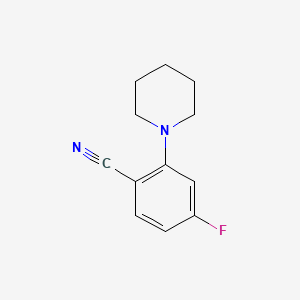 4-Fluoro-2-(piperidin-1-yl)benzonitrile