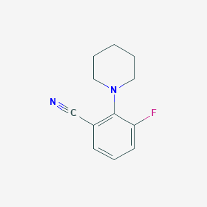 3-Fluoro-2-(1-piperidinyl)benzonitrile