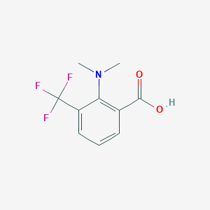 molecular formula C10H10F3NO2 B8227208 2-(Dimethylamino)-3-(trifluoromethyl)benzoic acid 