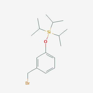 molecular formula C16H27BrOSi B8227252 (3-(Bromomethyl)phenoxy)triisopropylsilane 