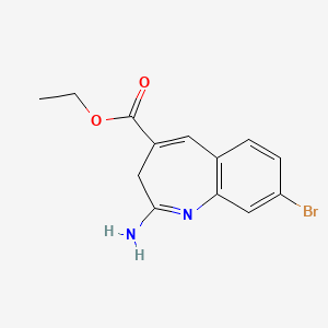 ethyl 2-amino-8-bromo-3H-benzo[b]azepine-4-carboxylate