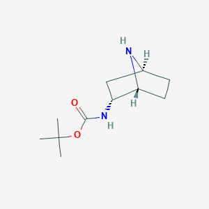 molecular formula C11H20N2O2 B8227366 tert-Butyl (1R,2R,4S)-7-azabicyclo[2.2.1]heptan-2-ylcarbamate 