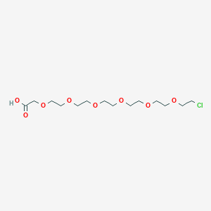 molecular formula C14H27ClO8 B8227384 Cl-PEG6-acid 