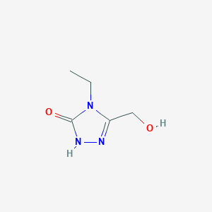 4-Ethyl-5-(hydroxymethyl)-2,4-dihydro-3H-1,2,4-triazol-3-one