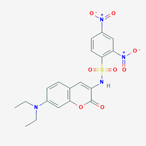 molecular formula C19H18N4O8S B8227422 Sel-green 
