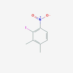 molecular formula C8H8INO2 B8227431 2-Iodo-3,4-dimethyl-1-nitrobenzene 