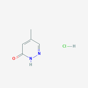 molecular formula C5H7ClN2O B8227499 5-Methylpyridazin-3-ol hydrochloride CAS No. 1260667-55-7