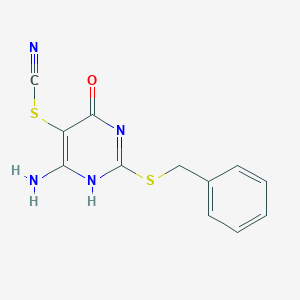 molecular formula C12H10N4OS2 B8227530 CID 22649121 