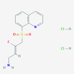 molecular formula C13H15Cl2FN2O2S B8227538 LOX-IN-3 dihydrochloride 