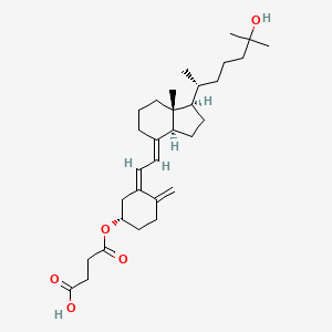 molecular formula C31H48O5 B8227563 25-羟基维生素D3 3-半琥珀酸酯 