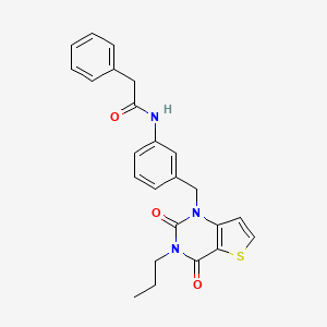 molecular formula C24H23N3O3S B8227576 Fen1-IN-SC13 