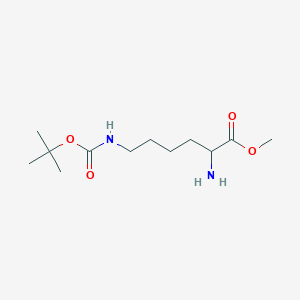 molecular formula C12H24N2O4 B8227584 Methyl 2-amino-6-[(2-methylpropan-2-yl)oxycarbonylamino]hexanoate 
