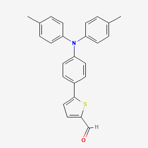 molecular formula C25H21NOS B8227591 5-(4-(Di-p-tolylamino)phenyl)thiophene-2-carbaldehyde 
