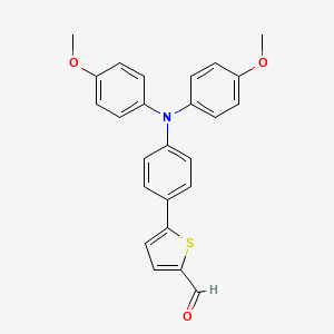 molecular formula C25H21NO3S B8227599 5-(4-(双(4-甲氧基苯基)氨基)苯基)噻吩-2-甲醛 